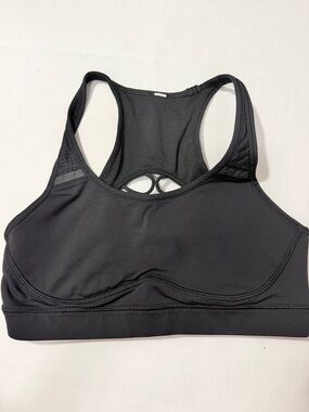 lululemon athletica Black Racerback Sports Bra with Keyhole Back